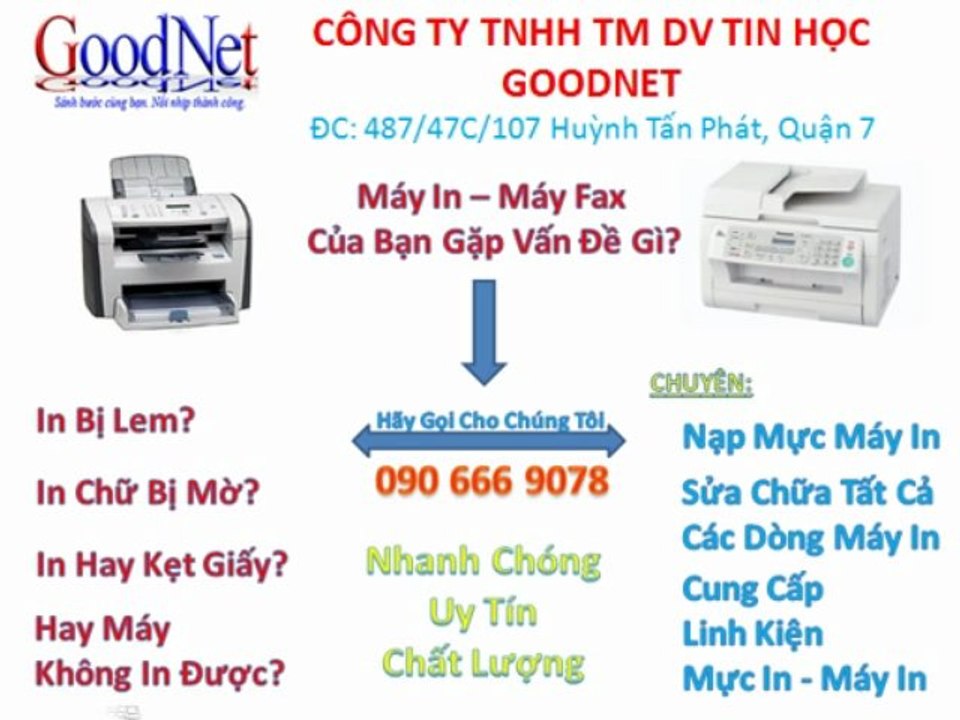Muc In, May In, May Fax, Nap Muc, Bom Muc, Nha Be 0906669078