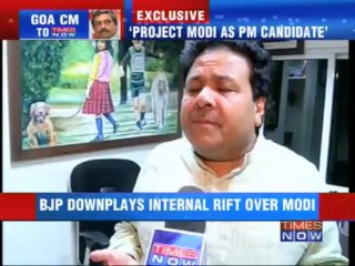 Parrikar pitches for Modi