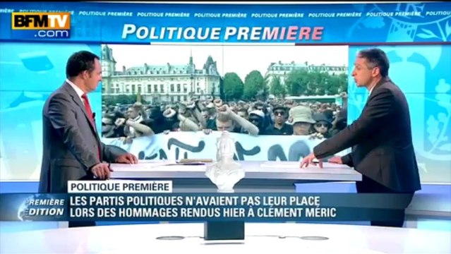 Politique Première: les partis politiques n'étaient pas les bienvenus lors de l'hommage à Clément Méric - 07/06