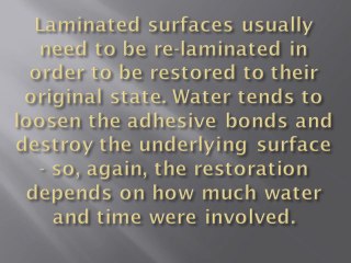 What Does Water Damage Restoration Involve