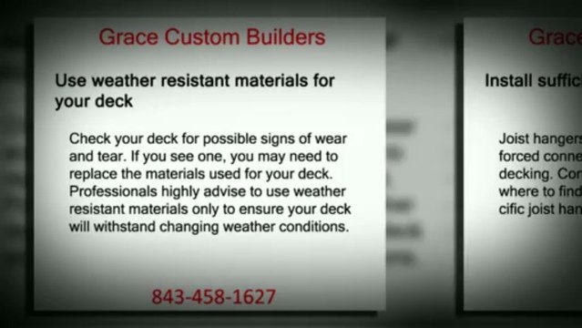 How To Prevent Your Decks From Collapsing | 843-458-1627