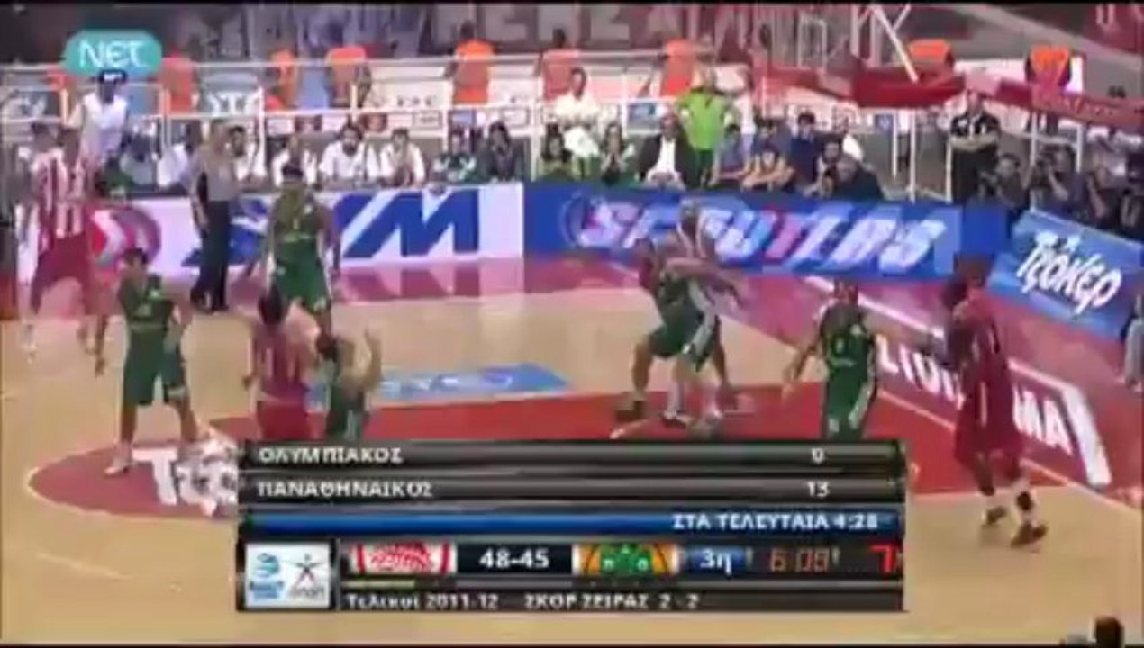 olympiakos vs pao 82-76 2012 5th final