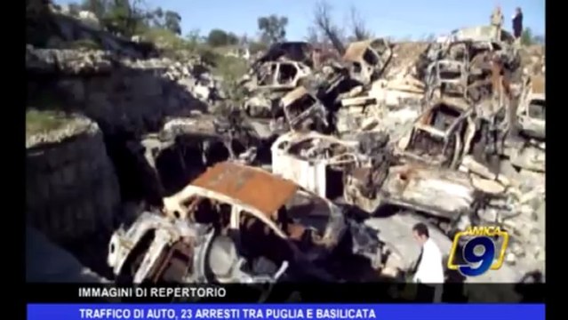 Traffico di auto, 23 arresti tra Puglia e Basilicata