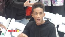 Jaden Smith SURPRISED REACTION at Jackie Chan Handprint and Footprint Ceremony