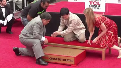 جاكي شان يترك بصماته في هوليوود