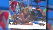 Pregnant Kim Zolciak Smokes a Cigarette in a Bikini