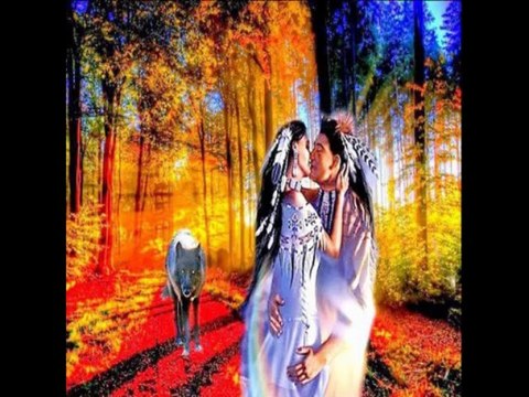 des indiens et des loups