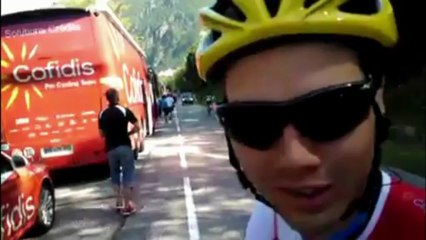 Rein Taaramae avant le départ de la 6e étape du Critérium du Dauphiné