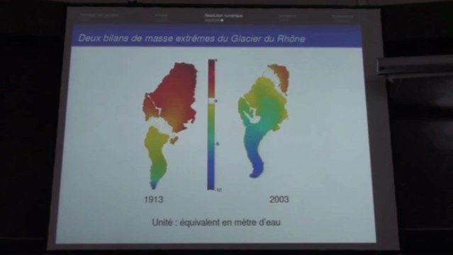 Modélisation et simulation du mouvement des glaciers, par Guillaume Jouvet