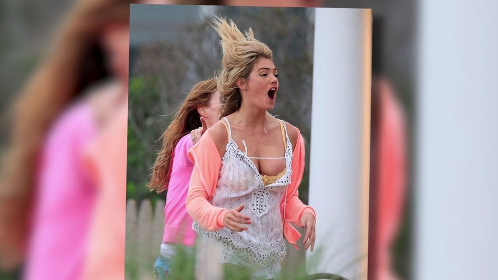Bouncy Kate Upton Busts Out On Film Set Video Dailymotion