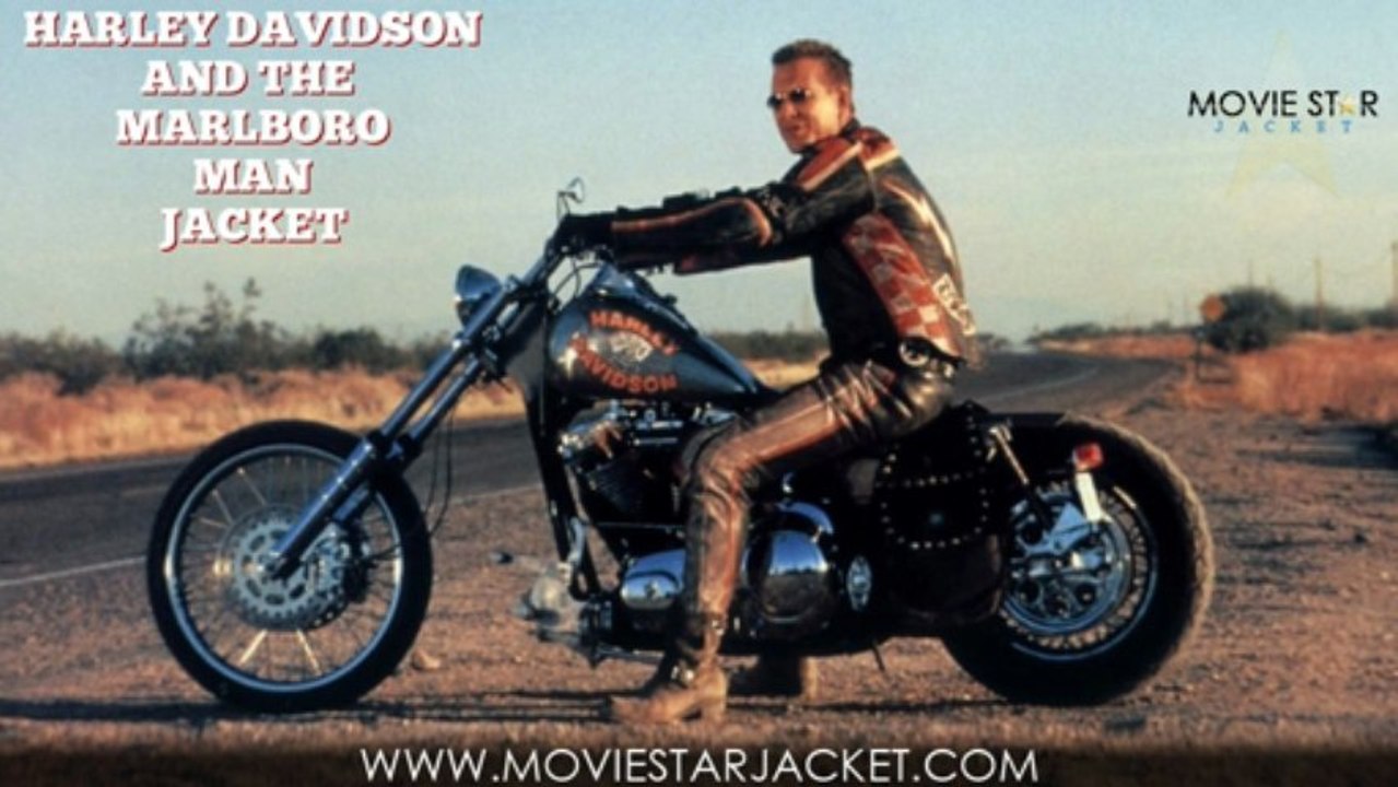 Harley Davidson and The Marlboro Man Jacket -Moviestarjacket.com