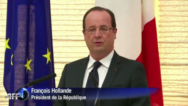 François Hollande appelle les Japonais les Chinois