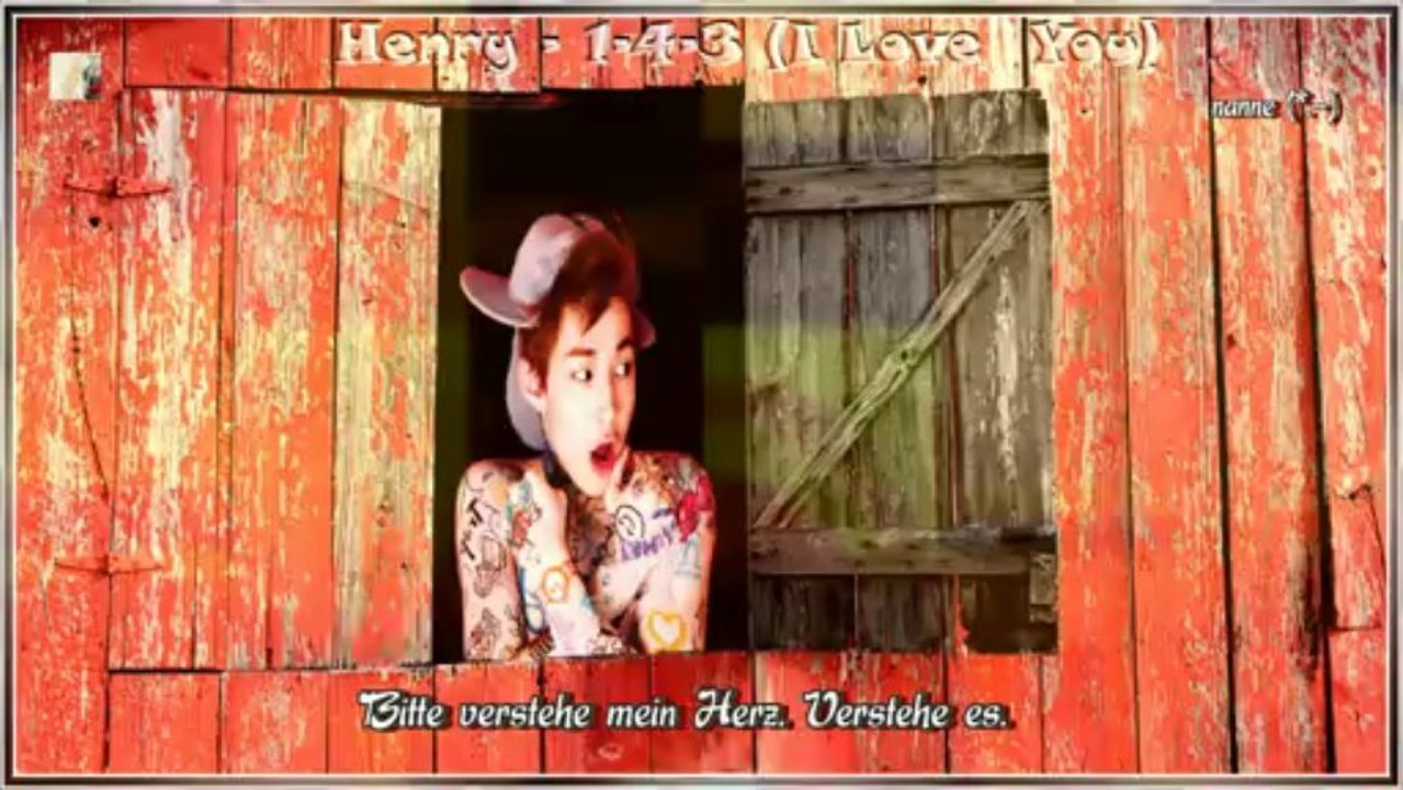 Henry - 1-4-3 (I Love You) k-pop [german sub]