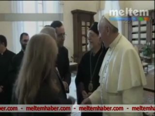 PAPA DAN ERMENİ SOYKIRIMI YALANINA DESTEK