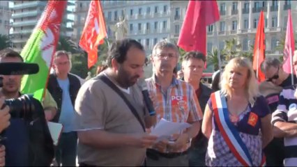 Manifestation à Toulon contre la haine et le fascisme