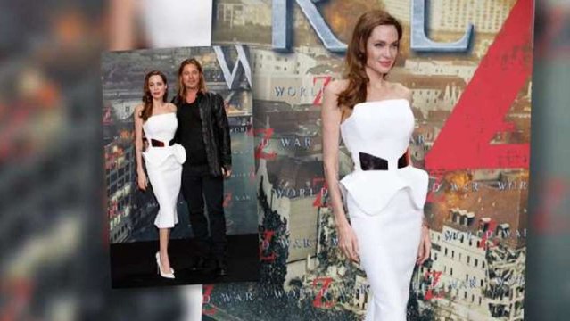 Angelina Jolie Wows in White At Premiere