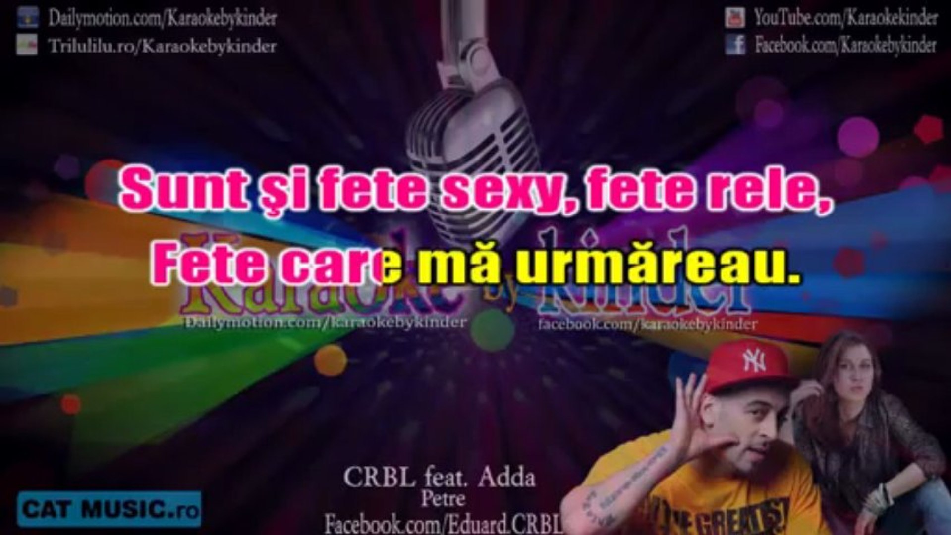 ⁣stil CRBL feat Adda - Petre [Karaoke by kinder]