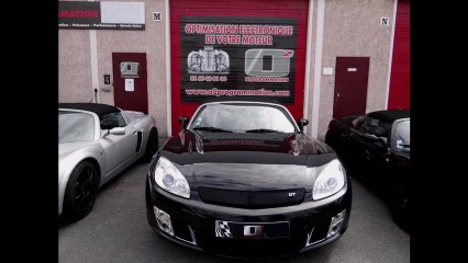 Vidéo test banc reprogrammation moteur Opel GT optimisation stage 2 @313ch o2programmation