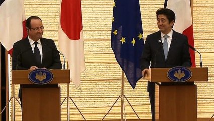 Conférence de presse conjointe avec M. Shinzo ABE