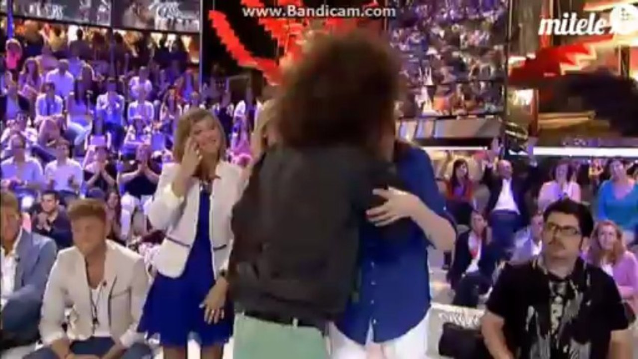 La entrada de Kris en el plató de GH14{06-06-13}