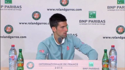 Roland-Garros - Djokovic : "Je suis profondément déçu"