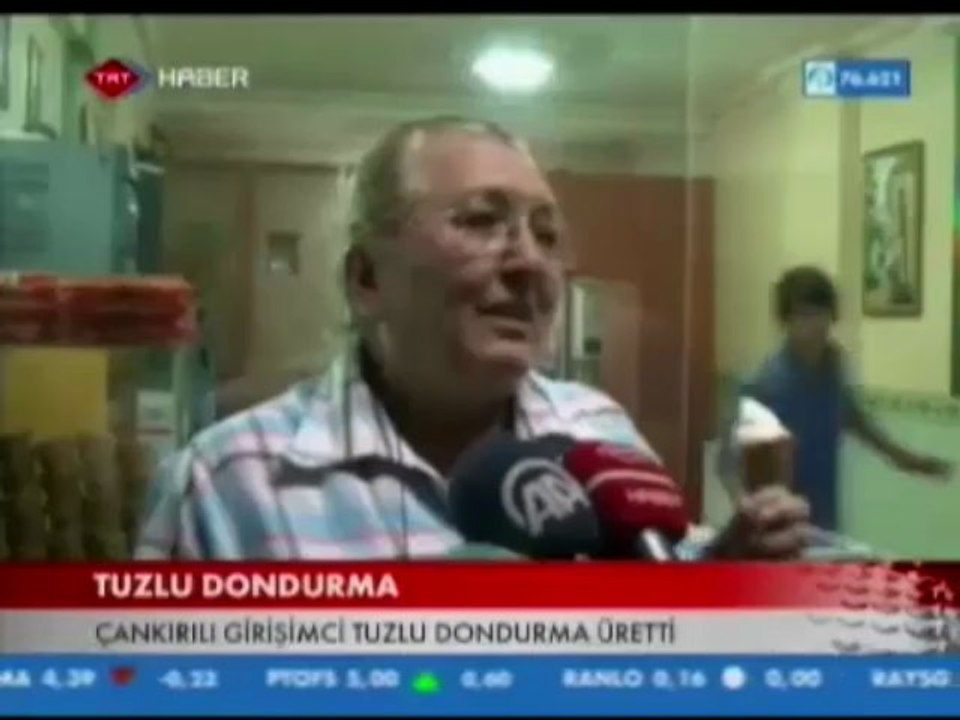 Dünya'nın ilk Tuzlu Dondurması Çankırı'da  Üretildi TRT HABER