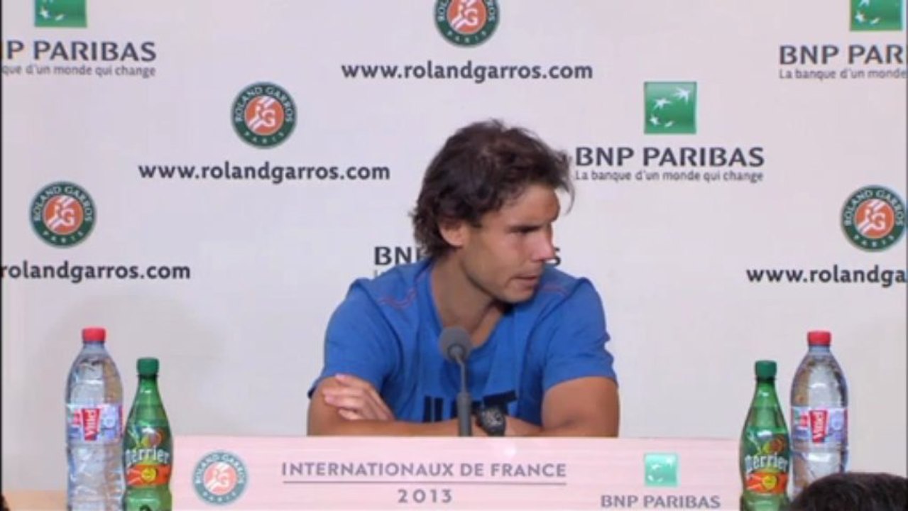 Roland-Garros - Nadal : "Le plus important, c'est le trophée"