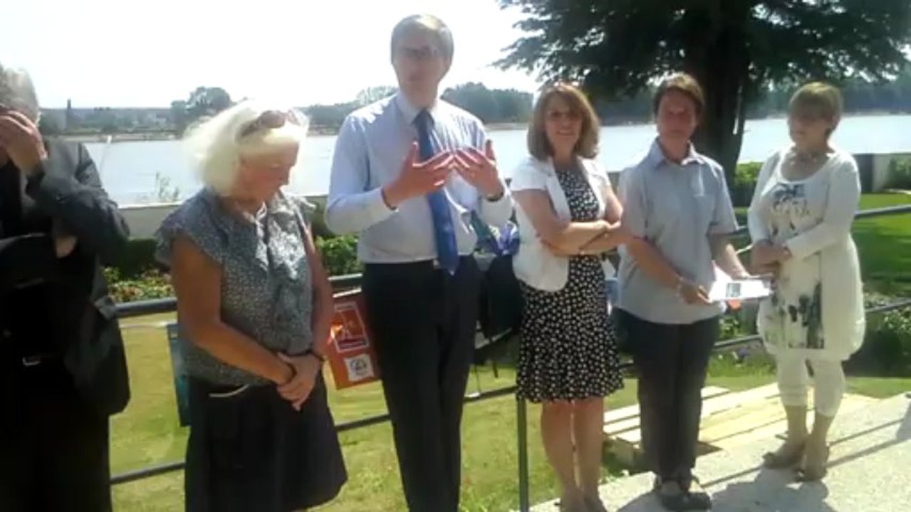 Discours de Bastien Coriton à la Journée Porte Ouverte de l'accueil de Jour pour malades Alzheimer à Caudebec-en-caux (7-06-2013)