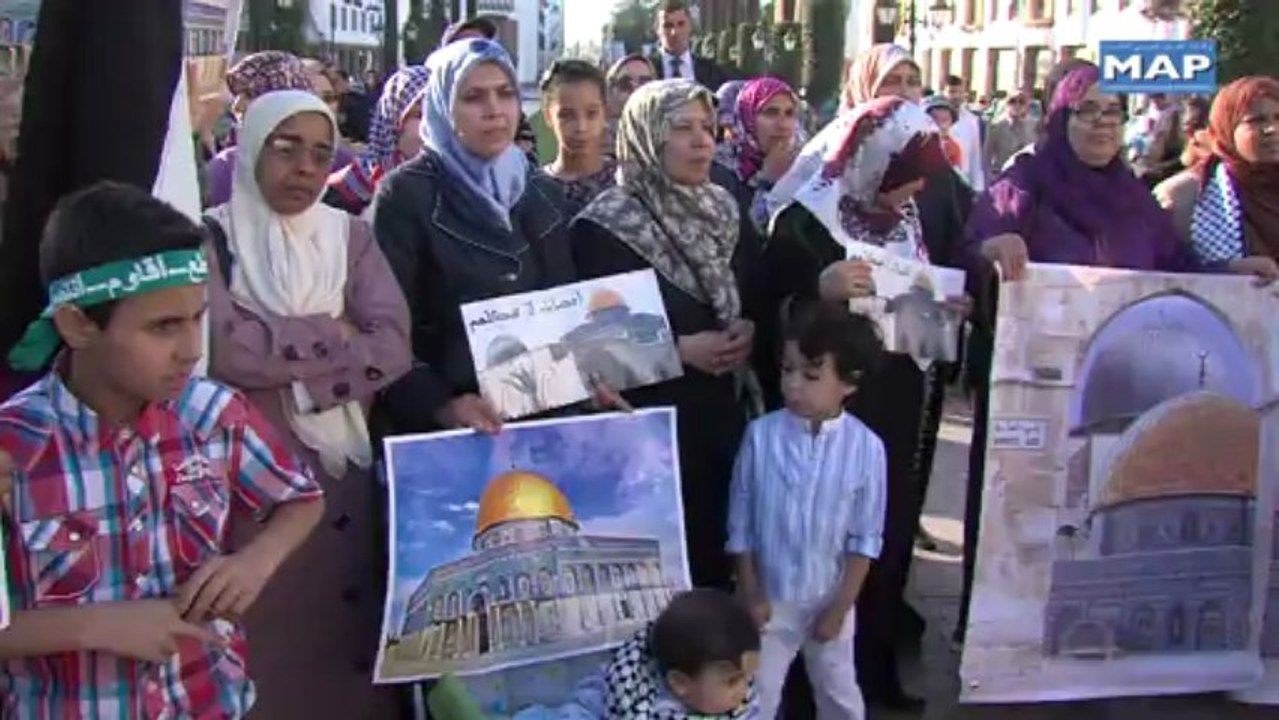 وقفة تضامنية بالرباط في الذكرى السادسة والأربعين لاحتلال القدس