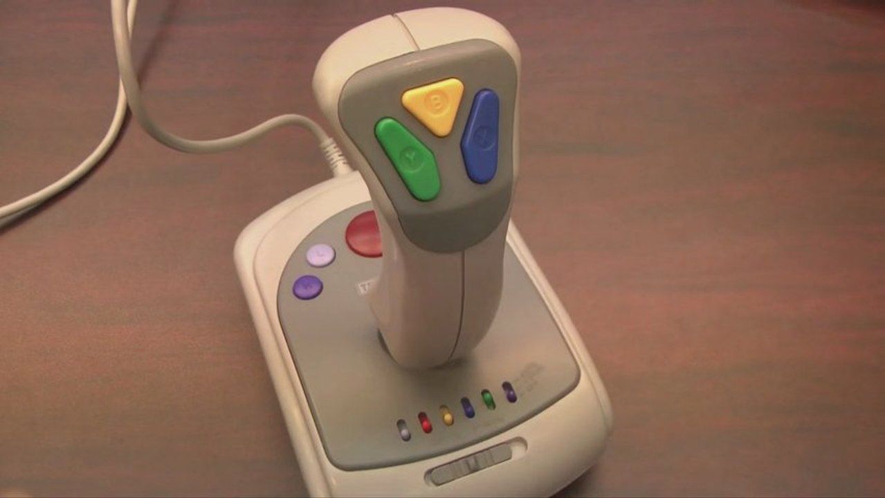 Classic Game Room - SNES TECNO PLUS FLIGHT STICK review for Super Nintendo