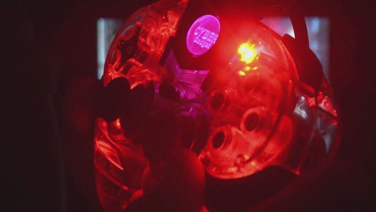 Classic Game Room - CYBER GADGET EVIL RED CONTROLLER review for PS2