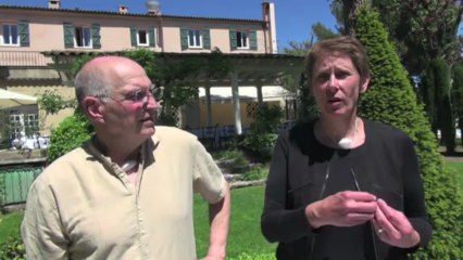 Rencontre avec Alain Calliste et Anne Claude Jeitz aux Flâneries d'art contemporain d'Aix en Provence