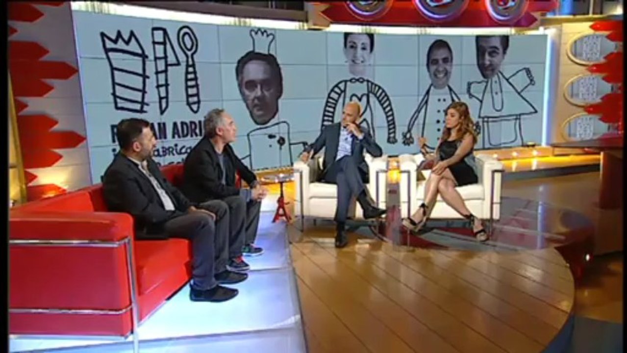 TV3 - Divendres - Ferran Adrià i Toni Soler presenten "La fàbrica de menjar solidari" (Part 1)