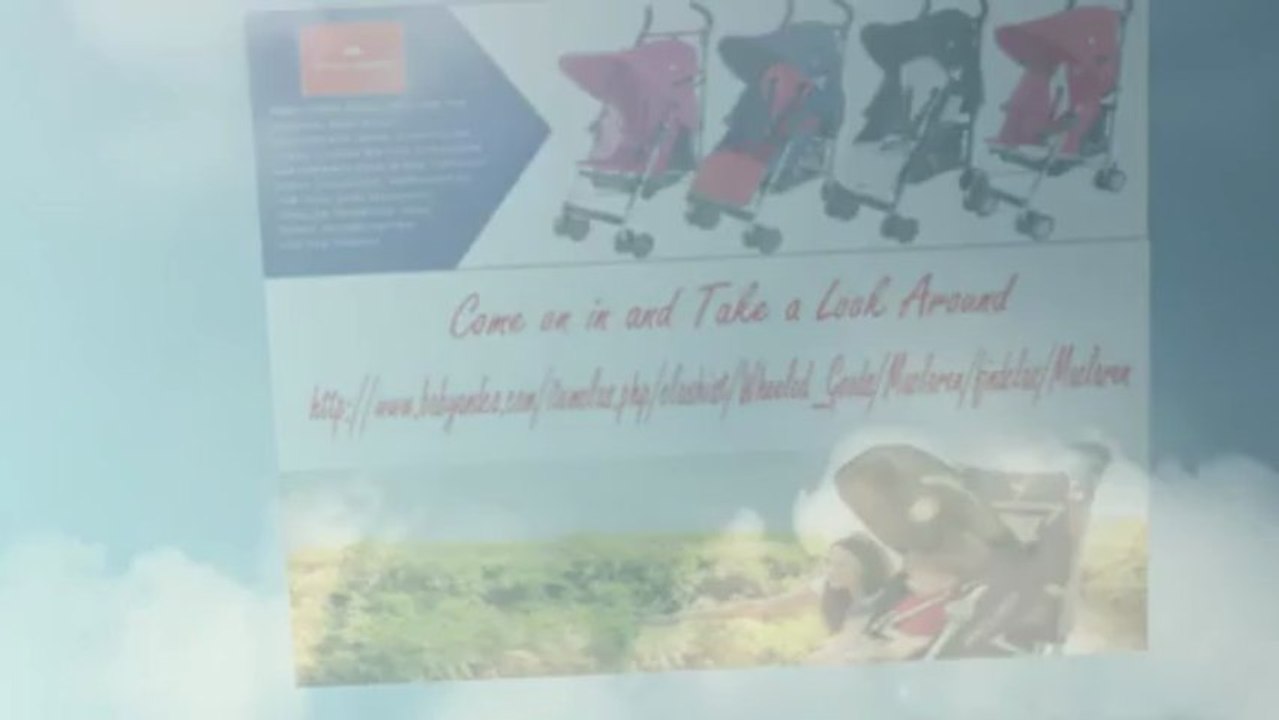 Maclaren Pushchairs Prams and Buggies