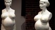 Pregnant Kim Kardashian Statue