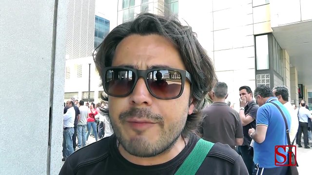 Napoli - Protesta spontanea dei lavoratori della Eavbus (07.06.13)