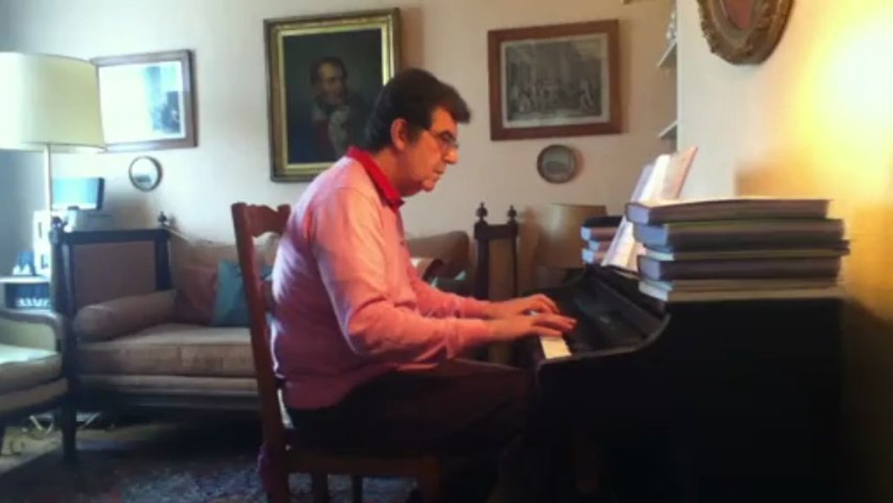 Revoir Paris - Charles Trenet - Piano