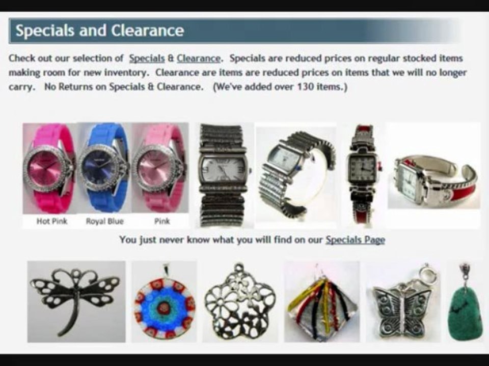 Sterling Charms