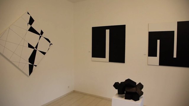 TRANSITION NOIR & BLANC | part.2 | Morellet Molnar Dilworth Nemours Popet Decq Knifer | mai 2013 | galerie ONIRIS | Rennes