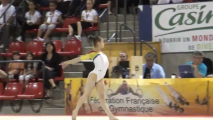 FFGYM - Madalina Blendea (ROM), 2013 Match France-Roumanie, Sol