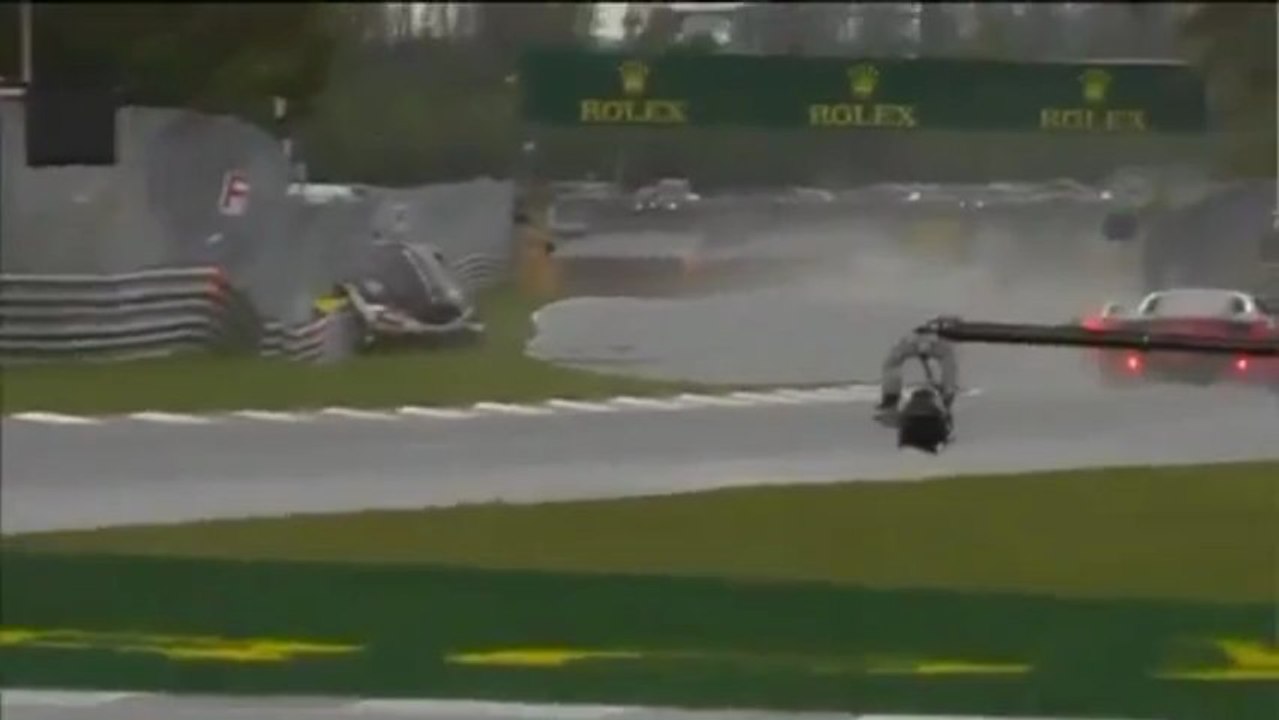 Ferrari Challenge Montreal 2013 Huge crash