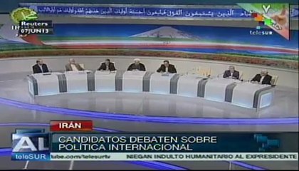 Último debate televisivo de candidatos a la Presidencia iraní