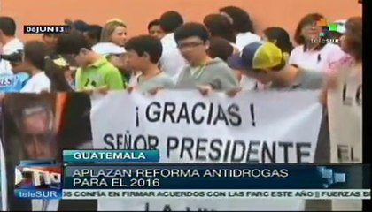 OEA aplaza reforma antidrogas para el 2016