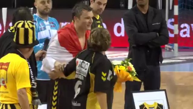 les Adieux de Karel Nocar au Chambéry Savoie Handball
