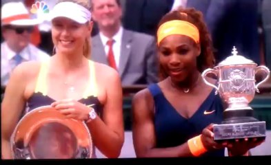 French Open 2013 Women's Singles Trophy Presentation and Speeches pt. 2
