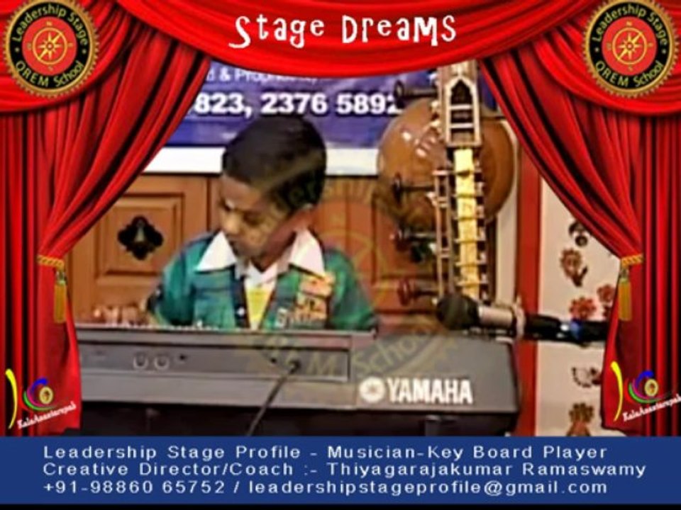 Thiyagarajakumar Ramaswamy's Leadership Stage Profile - Stage Dreams   -Musician -  Key Board