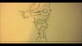 Draw animation 9-Man vs Robot