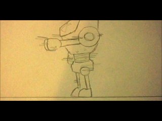 Draw animation 9-Man vs Robot