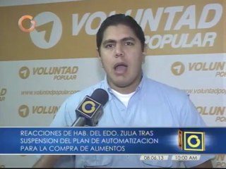 Toledo: Suspensión de "chip de alimentos" es una victoria del pueblo zuliano