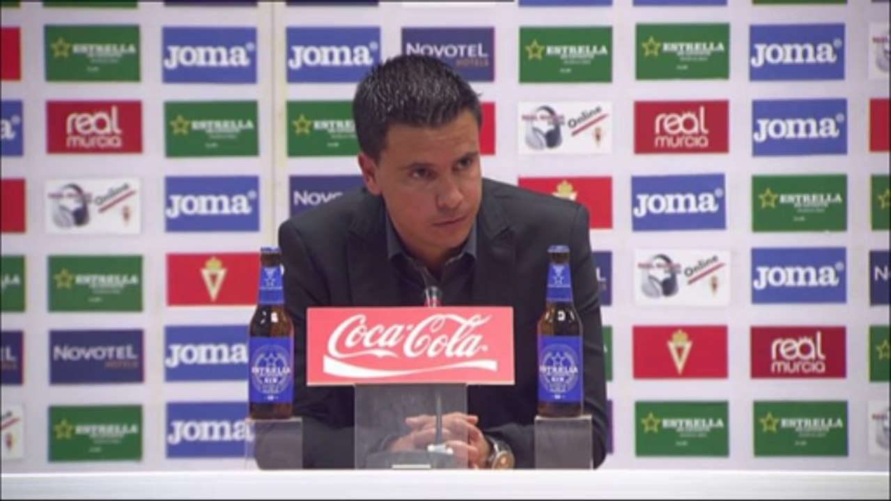 Rueda de Prensa Sergio Lobera - 42ª Jornada - Real Murcia vs UD Las Palmas (1-0)